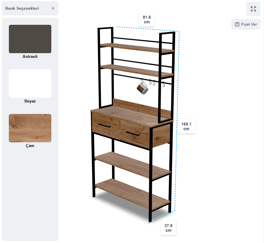 3D Ürün İnceleme Aracı